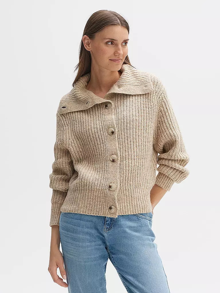 OPUS | Strickjacke DOKULI | camel
