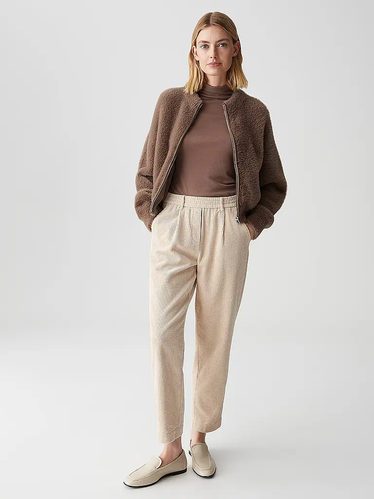 OPUS | Strickjacke DORES | Braun