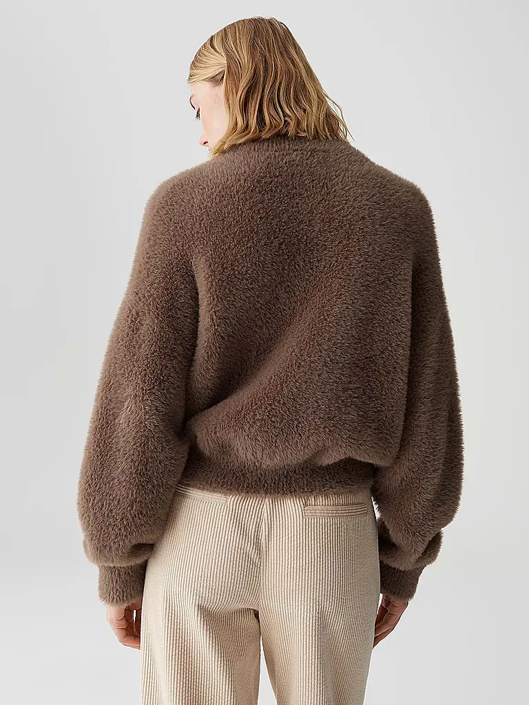 OPUS | Strickjacke DORES | Braun