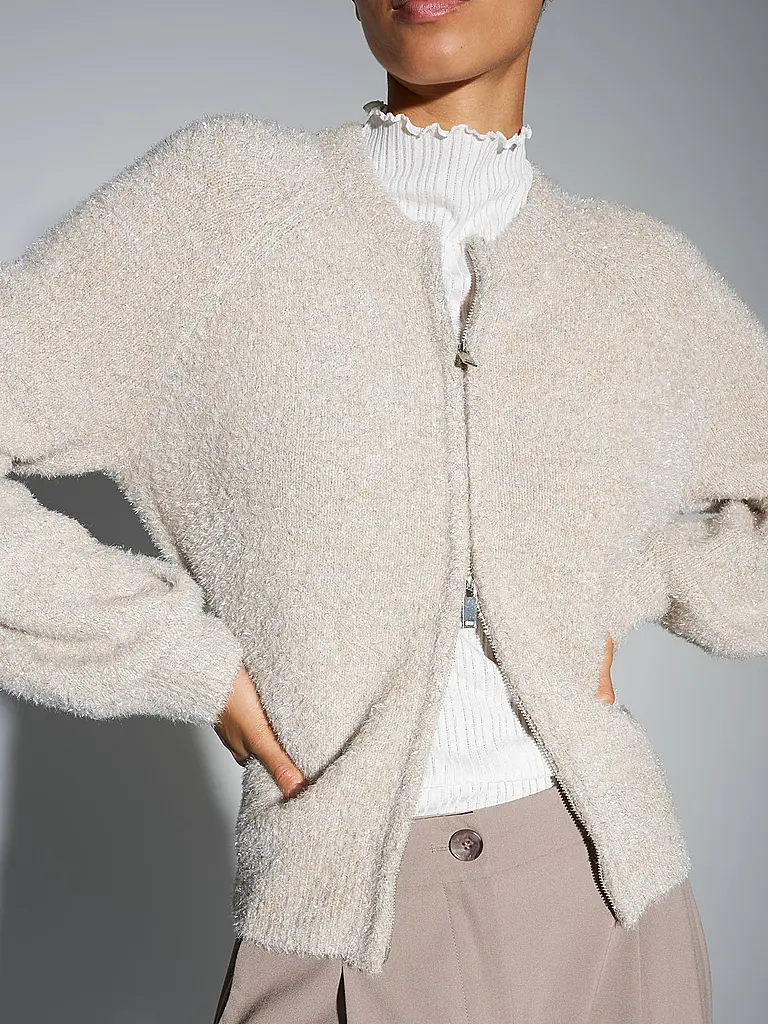 OPUS | Strickjacke DOSMIC | Beige
