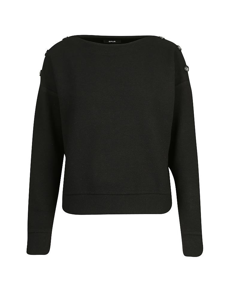 OPUS | Sweater "Gella" | schwarz