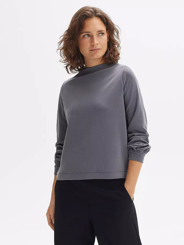 OPUS | Sweater GLAZIRA  | grau