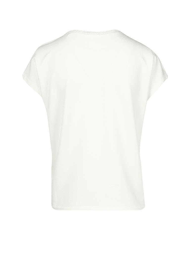 OPUS | T Shirt Sudella Crochet | weiß