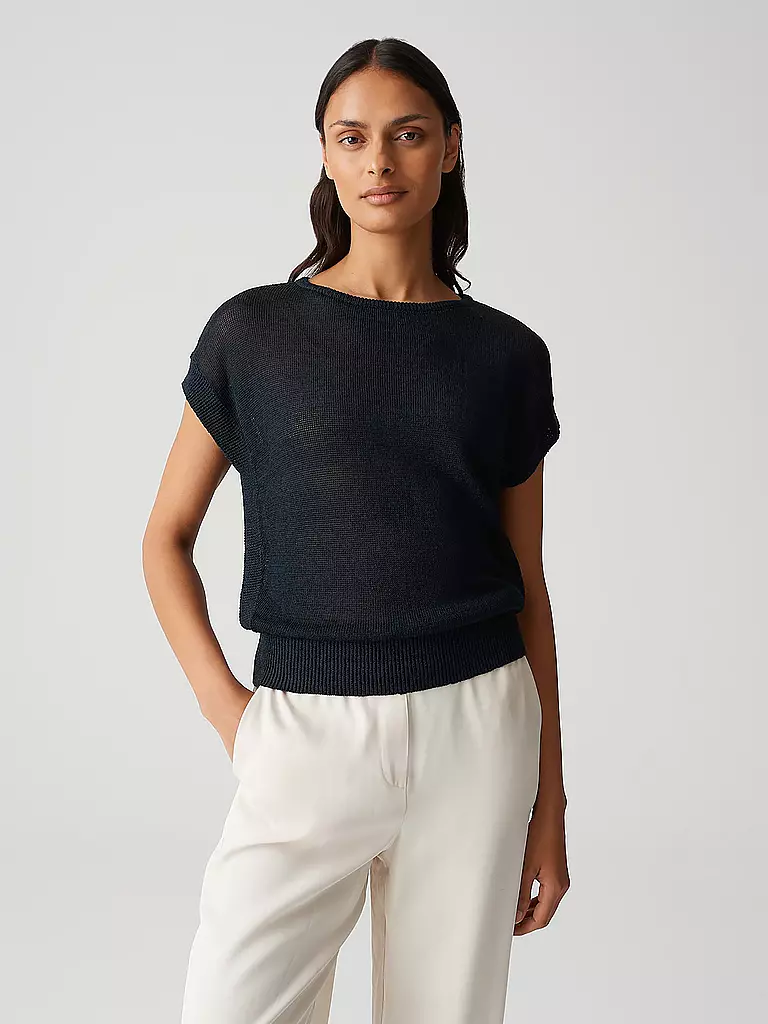 OPUS | T-Shirt PAJULA | dunkelblau