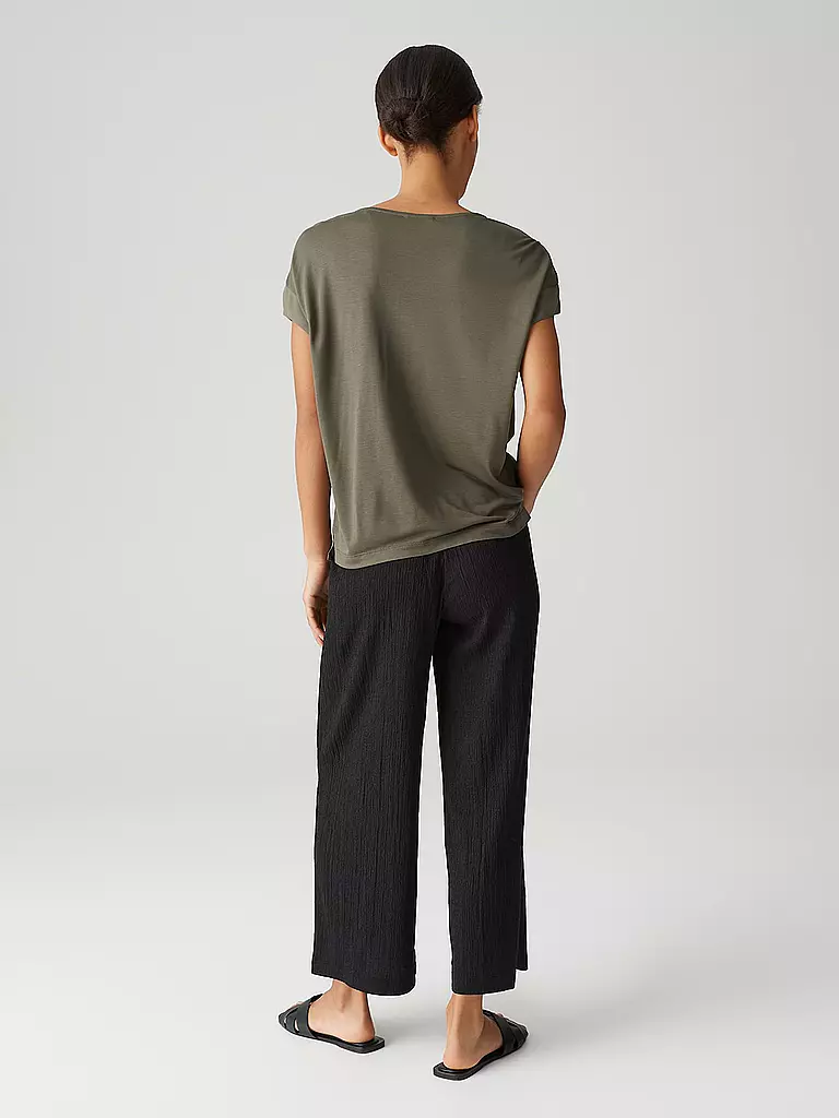 OPUS | T-Shirt SESONNE | schwarz