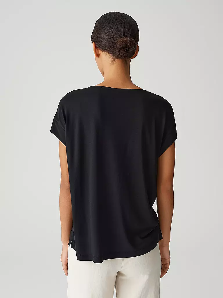 OPUS | T-Shirt SESONNE | schwarz