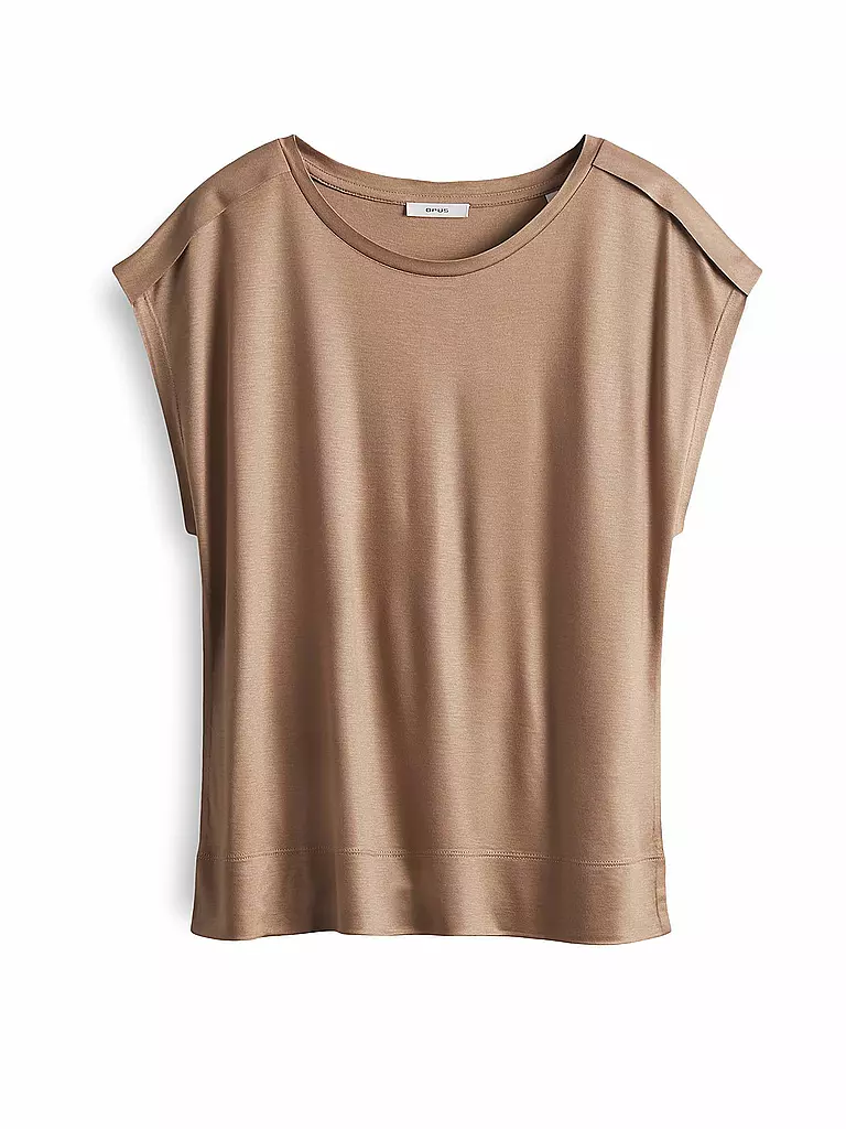 OPUS | T-Shirt SESTERN | camel