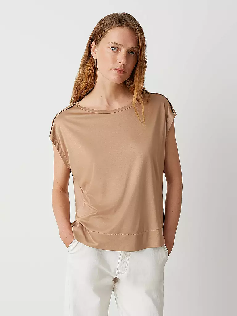 OPUS | T-Shirt SESTERN | camel
