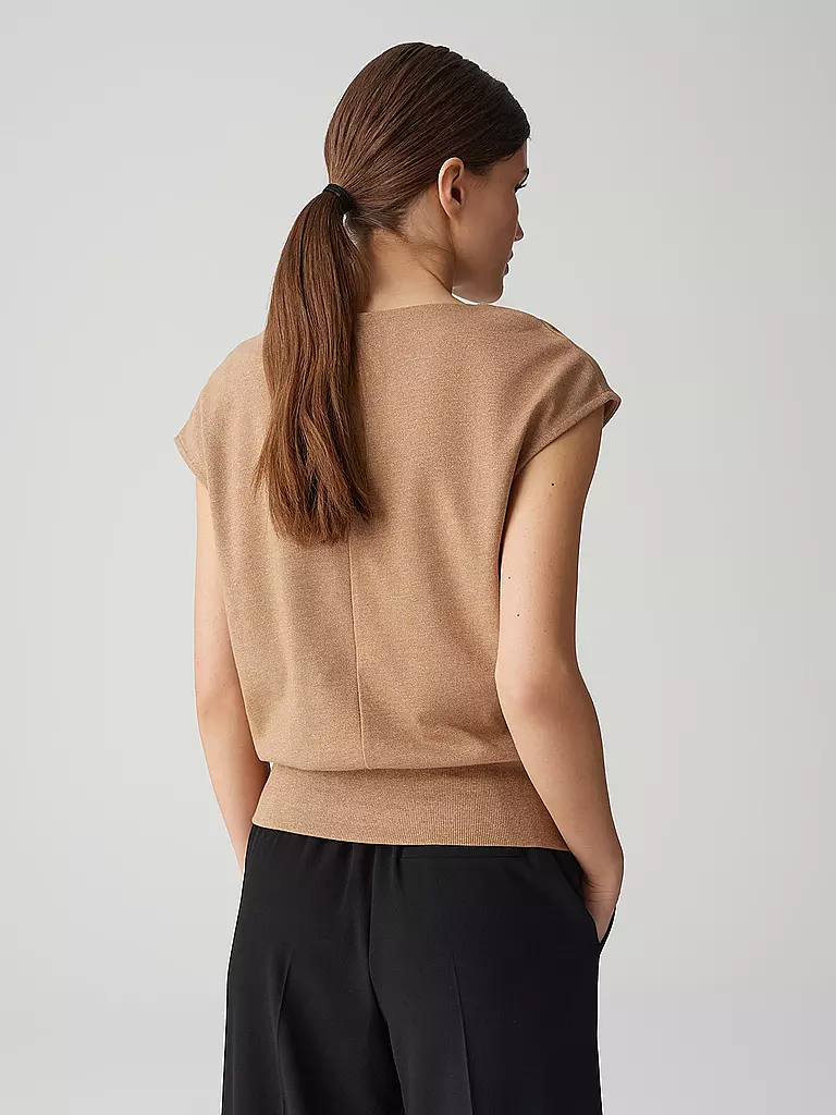 OPUS | T-Shirt SIESA | hellbraun