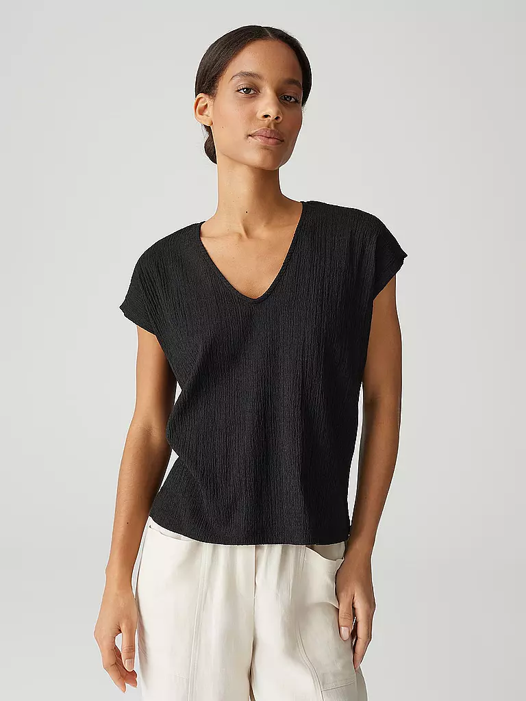 OPUS | T-Shirt SIRUKUS STRUCTURE | schwarz
