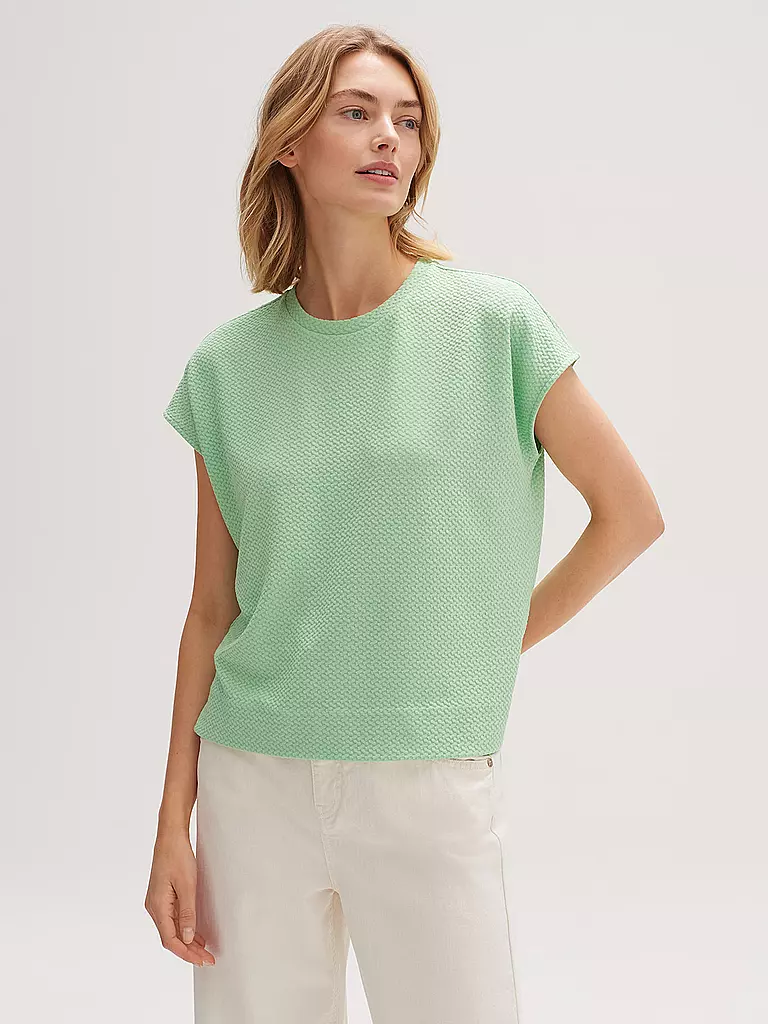 OPUS | T-Shirt SOSEFINA | grün
