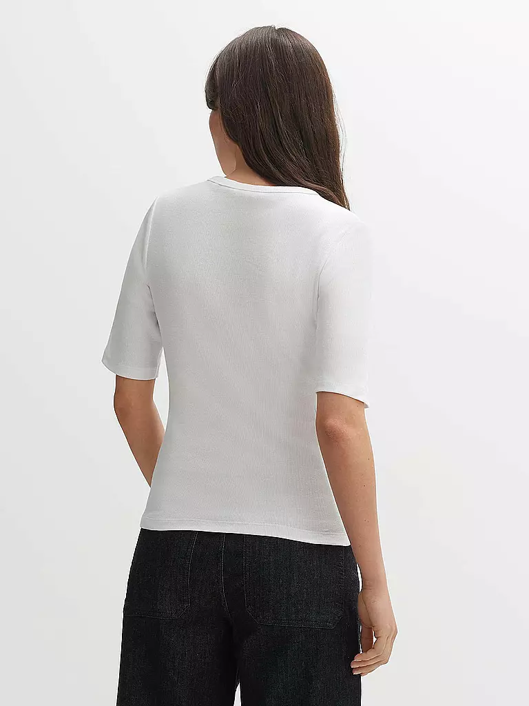 OPUS | T-Shirt SUSTAFA | weiss