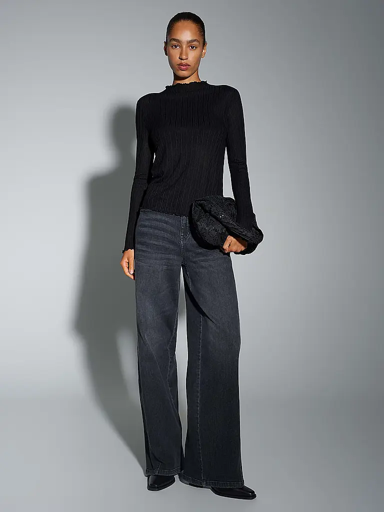 OPUS | Tasche - Hobo Bag ASTERRY | Schwarz