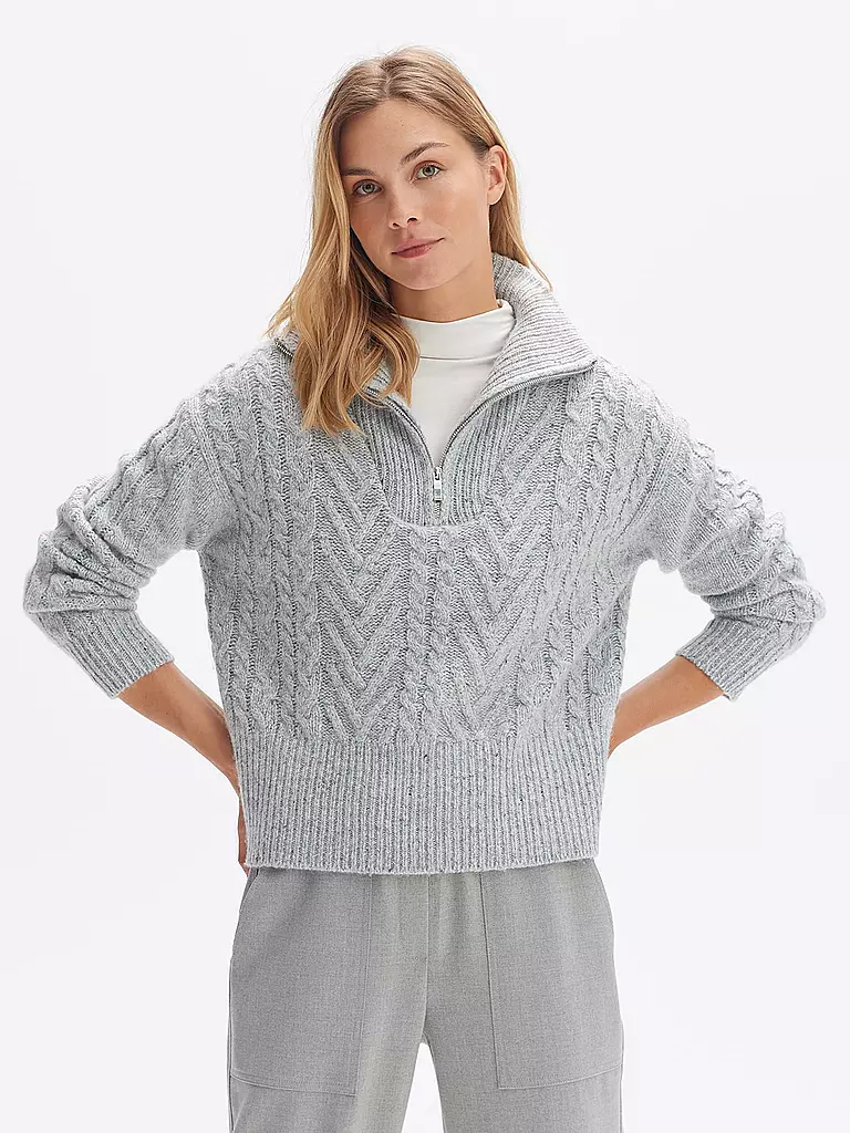 OPUS | Troyer Pullover POTUZA | grau