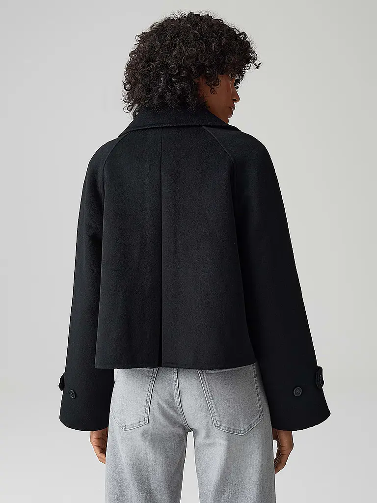 OPUS | Wolljacke HAILI | Schwarz