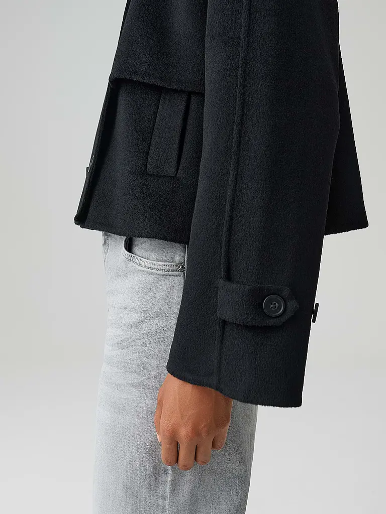 OPUS | Wolljacke HAILI | Schwarz