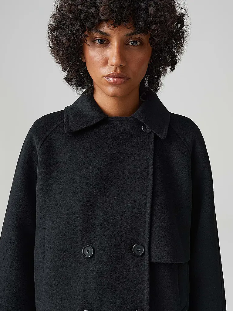 OPUS | Wolljacke HAILI | Schwarz