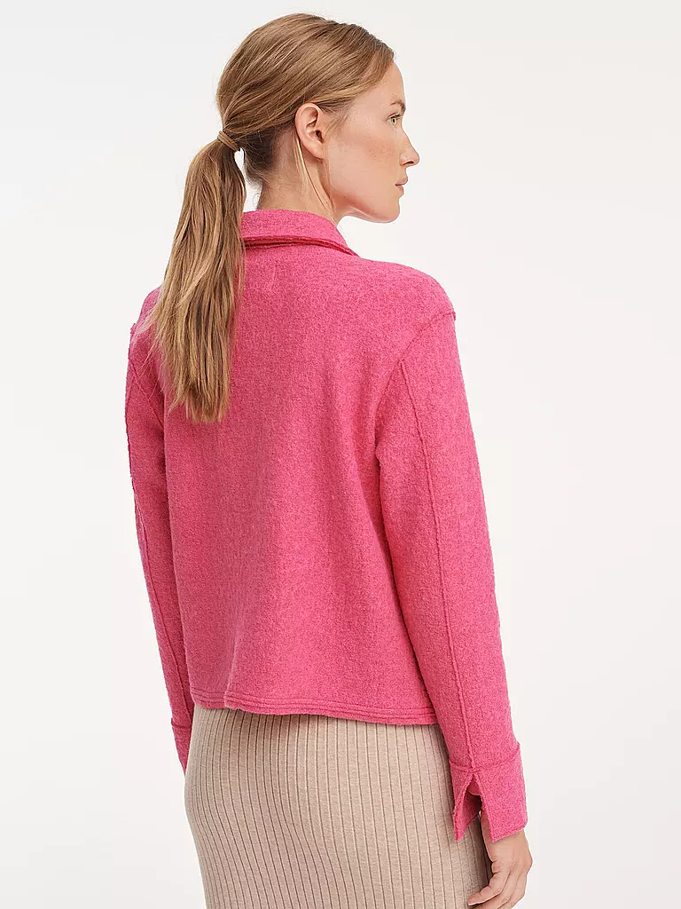 OPUS | Wolljacke JAVENNE | pink