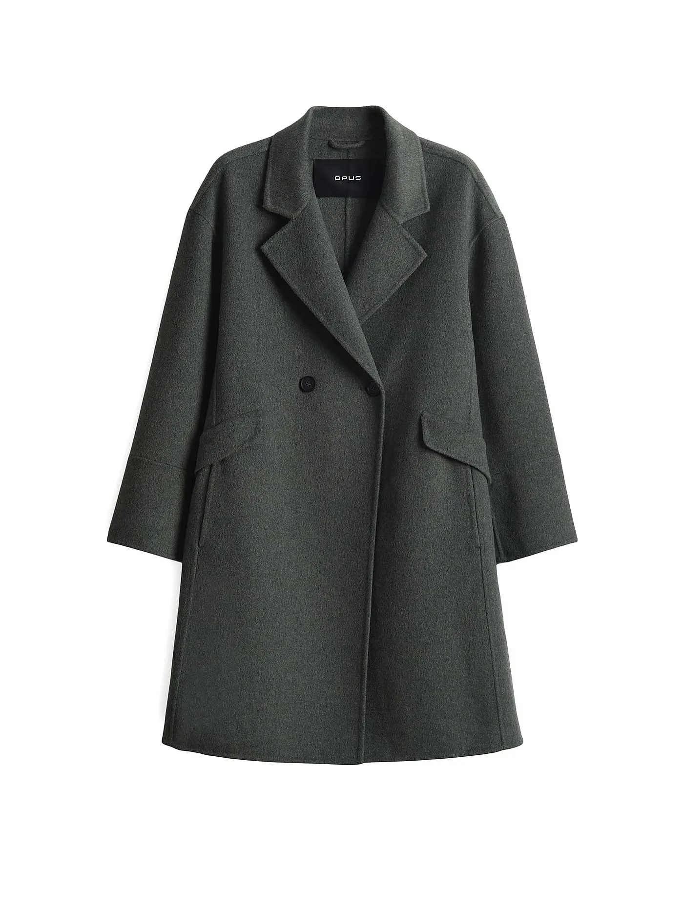 OPUS | Wollmantel HAVILDA | grau