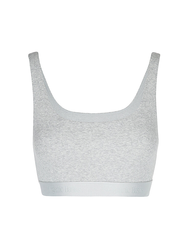 Bustier CORE RIB grey melange hellgrau XL damen
