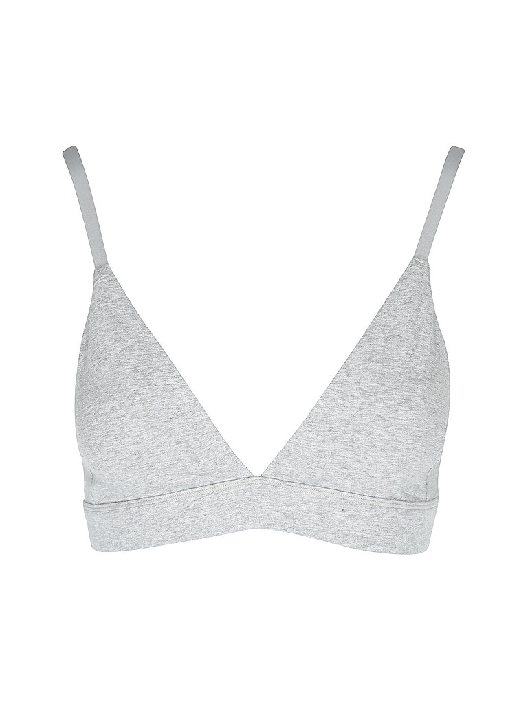 ORGANIC BASICS Bustier CORE grey melange hellgrau | M