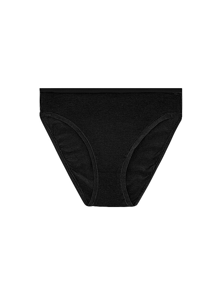 Slip CORE RIB HIGH-LEG BRIEFS black schwarz XS damen