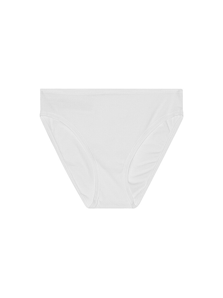 Slip CORE RIB HIGH-LEG BRIEFS white weiss XL damen