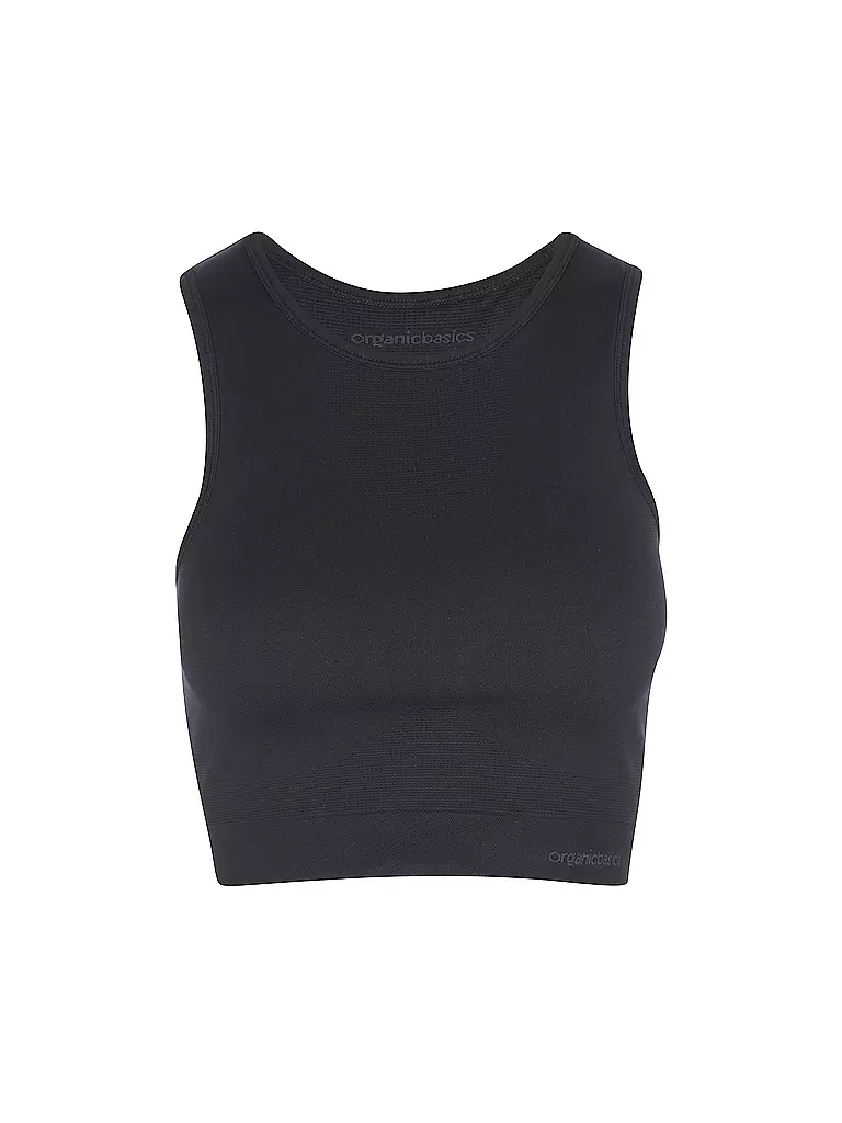 ORGANIC BASICS | Active Crop Top | schwarz