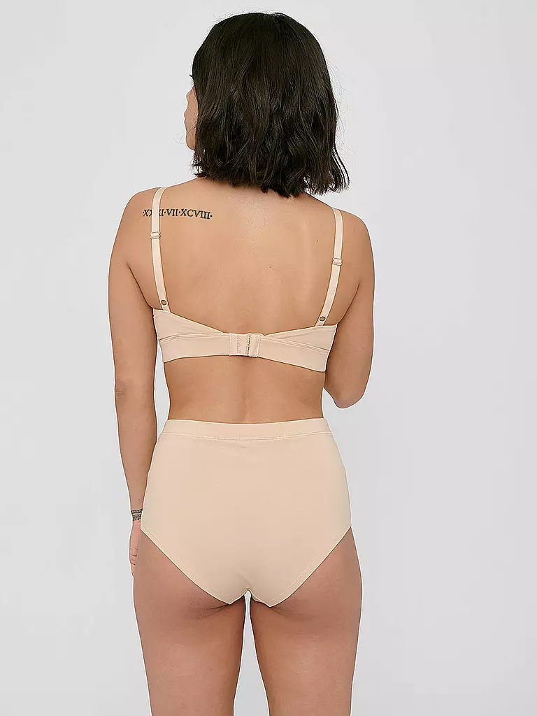 ORGANIC BASICS | High Rise Slip 2-er Pkg. oak | beige