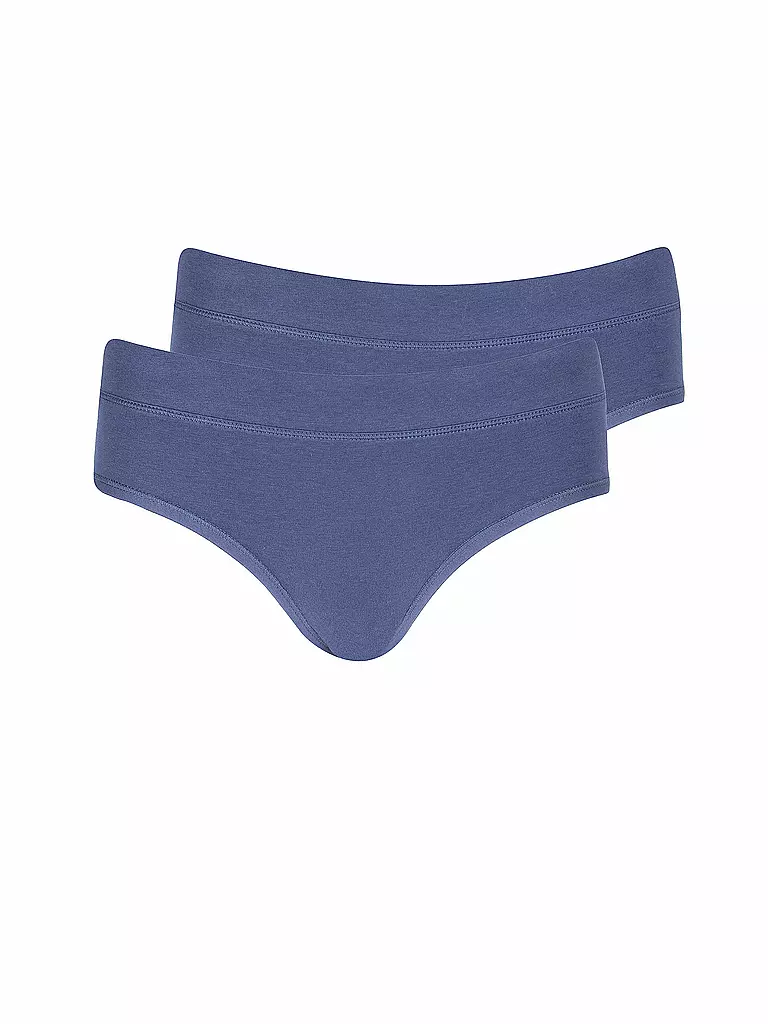 ORGANIC BASICS | Slips 2-er Pkg. cobalt | blau