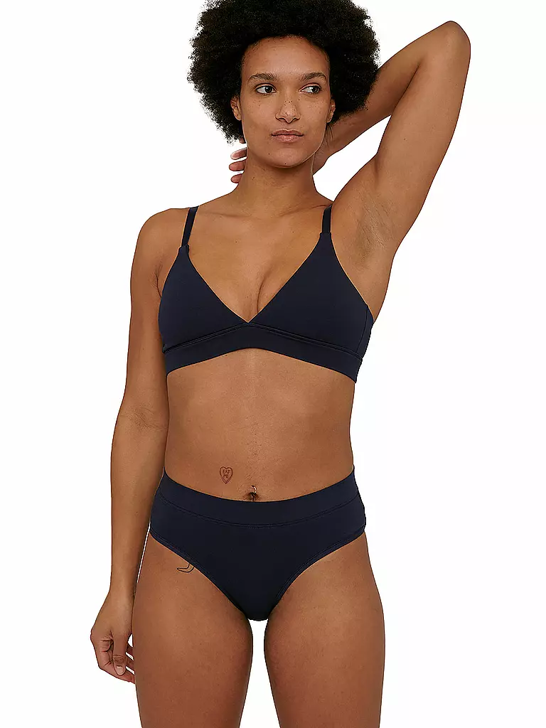 ORGANIC BASICS | Slips 2-er Pkg. navy | blau