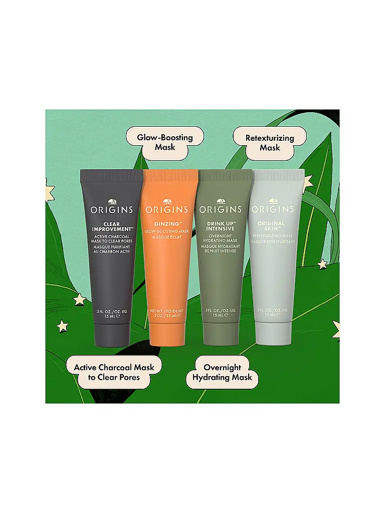 ORIGINS | Geschenkset - MULTI-MASKERS Set 4x15ml | 