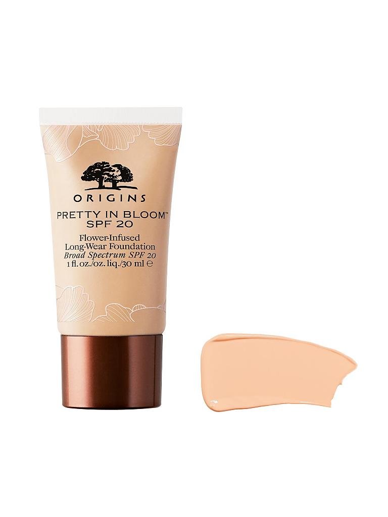 ORIGINS | PRETTY IN BLOOM™ SPF 20 Flower-Infused Long-Wear Foundation (100 Very Light Cool) | beige