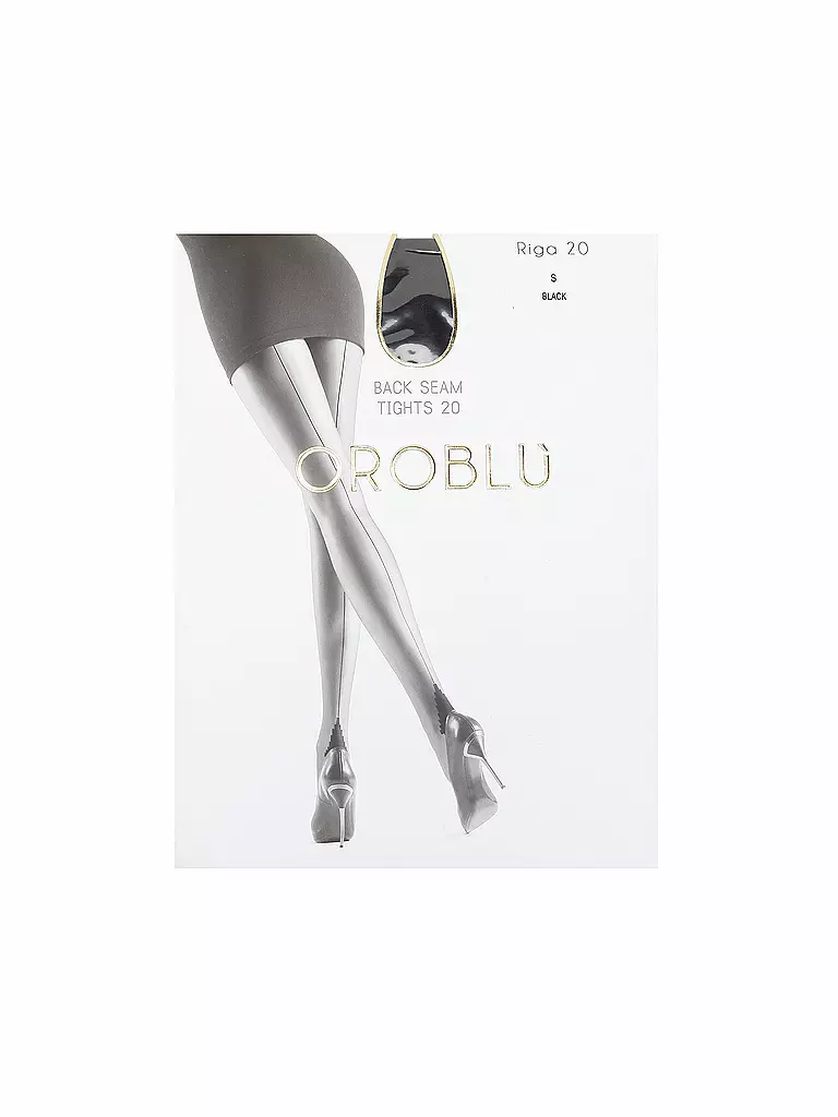 OROBLU | Feinstrumpfhose " riga " 20 DIN | schwarz