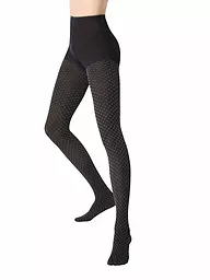 OROBLU | Modestrumpfhose TIE PATTERN 50 black / rose | olive