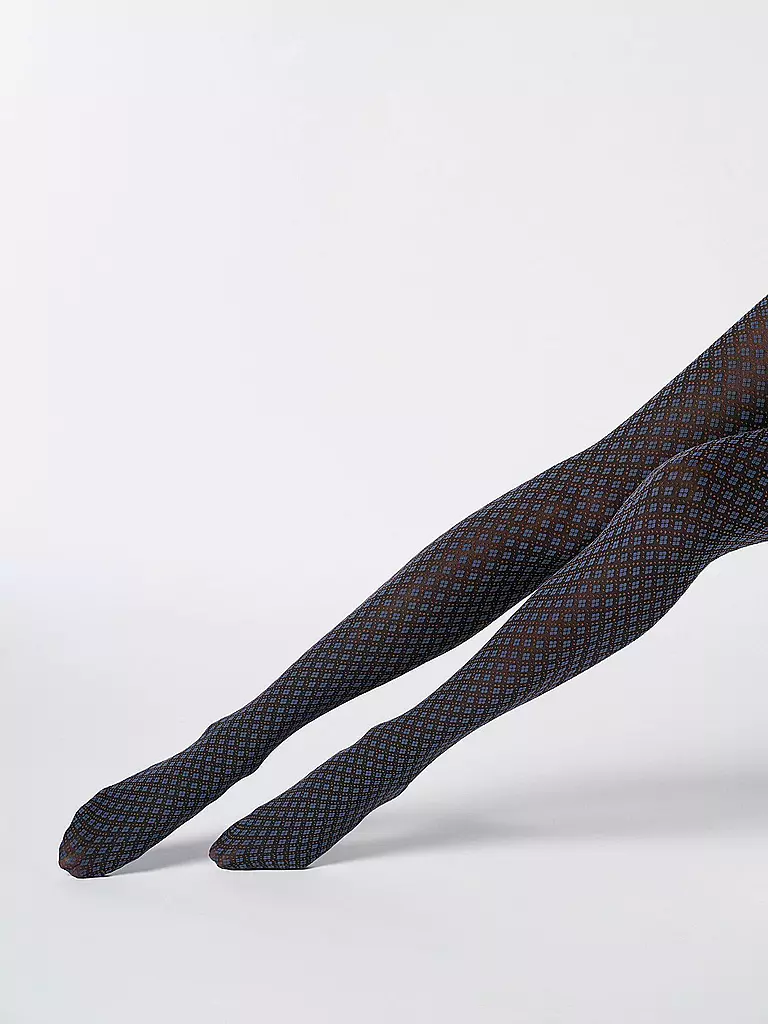 OROBLU | Modestrumpfhose TIE PATTERN 50 black / skiy | beere