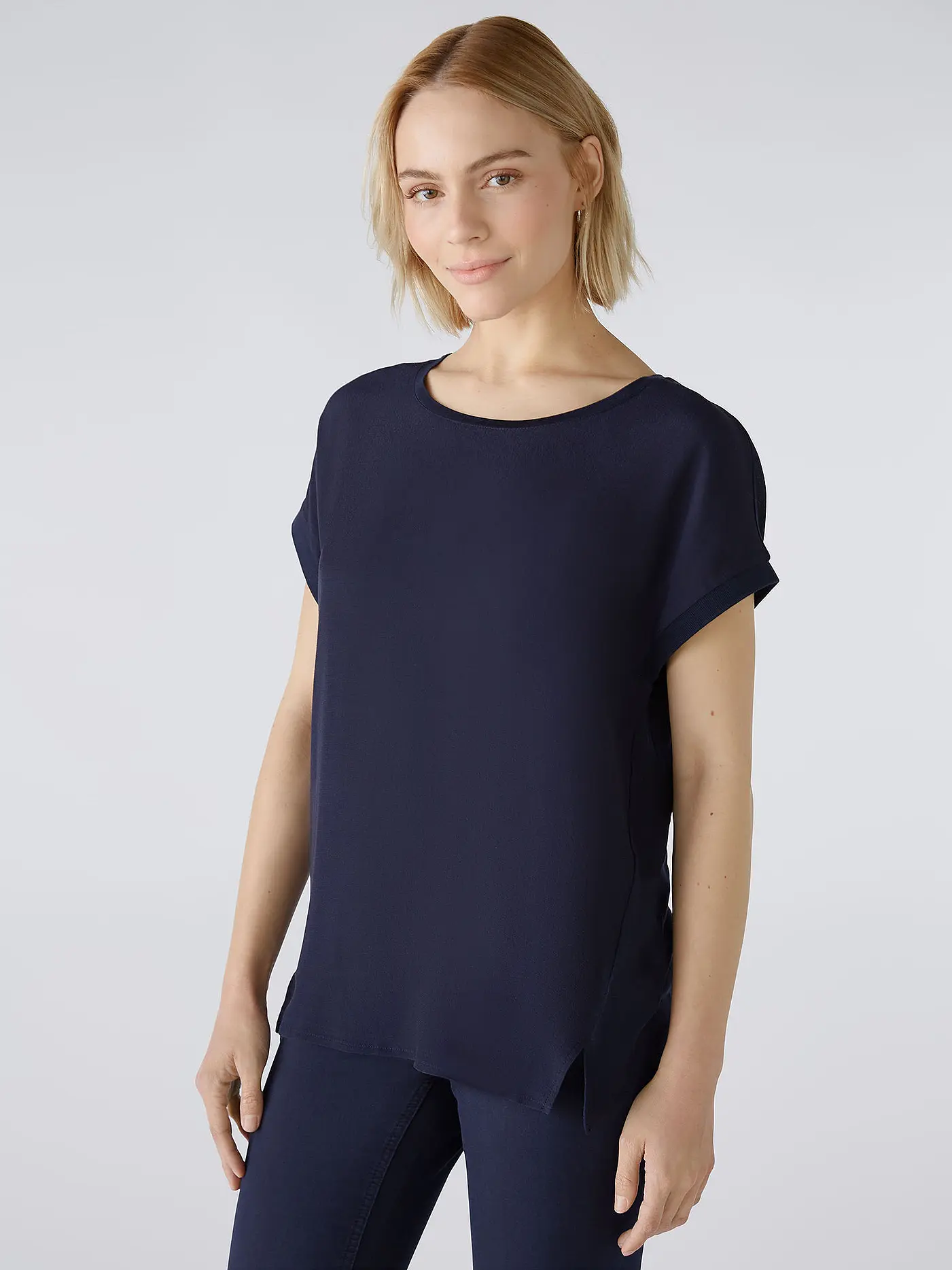 OUÍ | Blusenshirt | dunkelblau