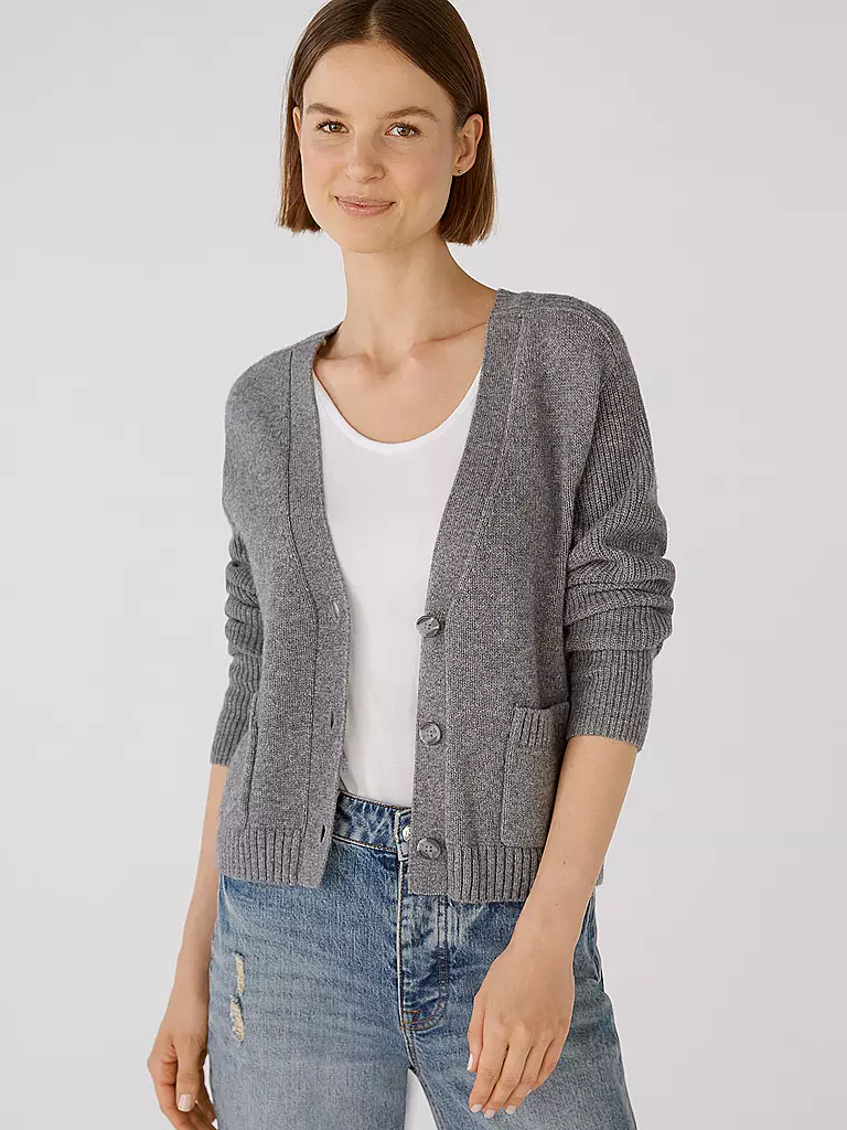 OUÍ | Cardigan | grau