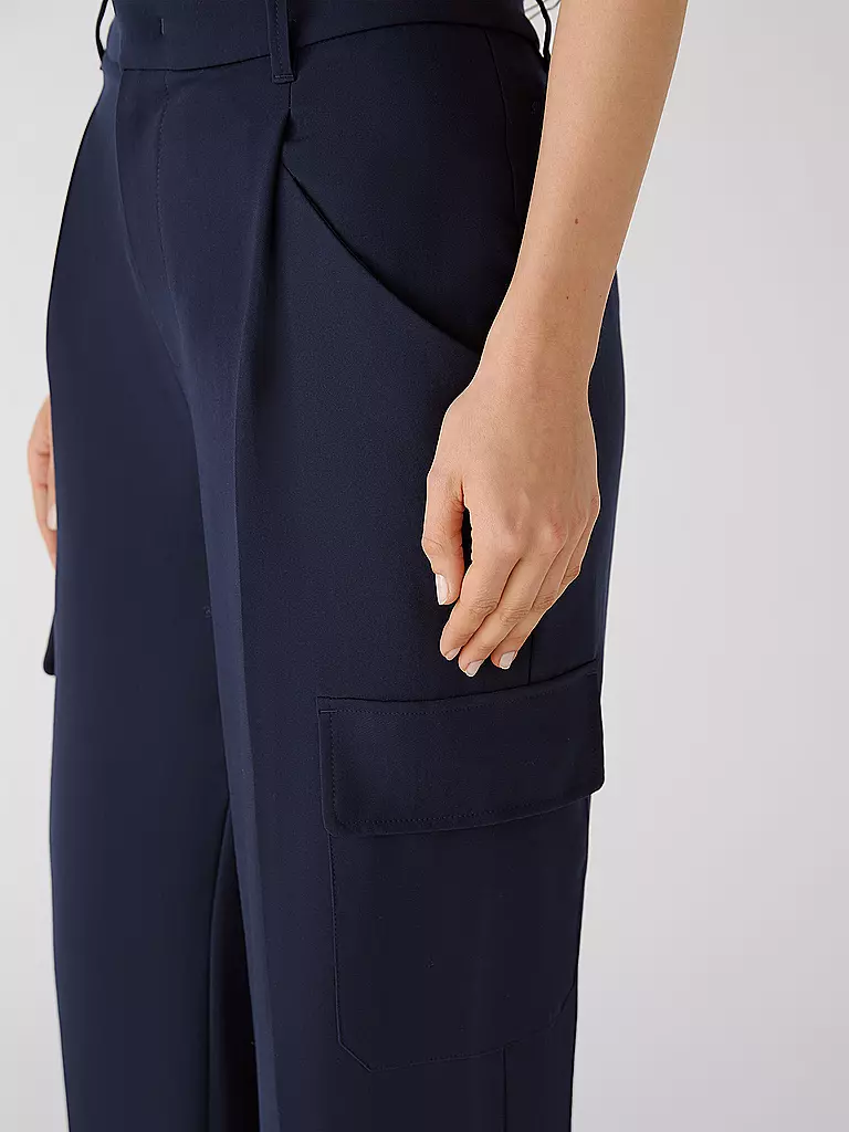 OUÍ | Cargohose | dunkelblau