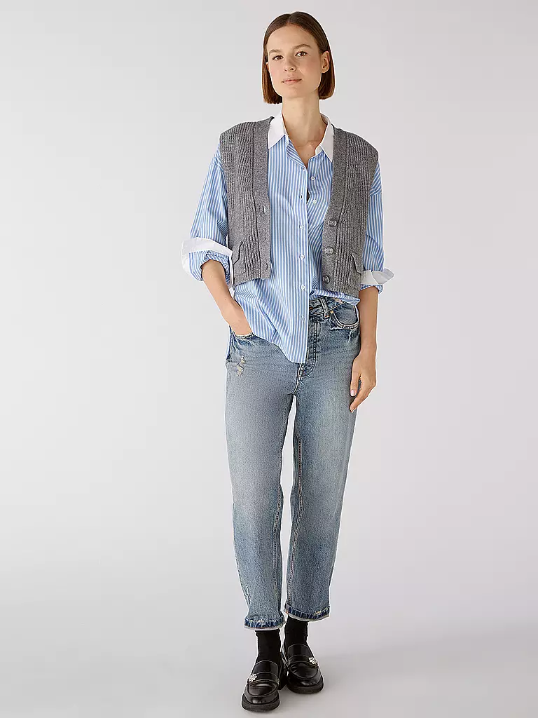 OUÍ | Hemdbluse | hellblau