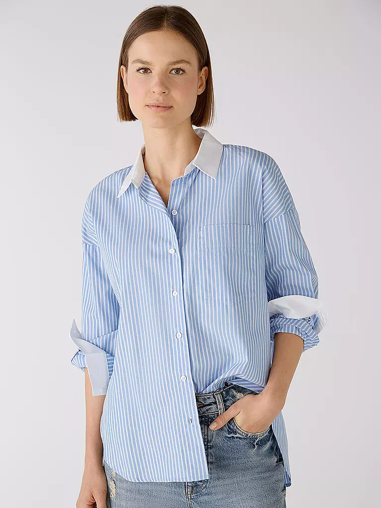 OUÍ | Hemdbluse | hellblau