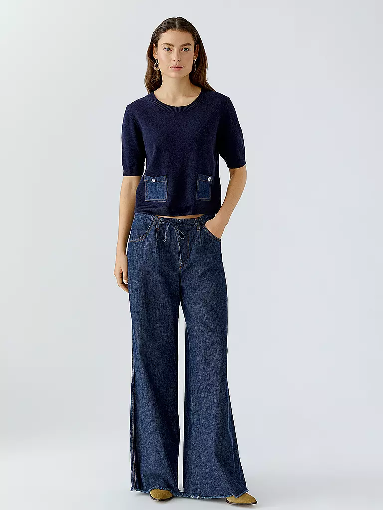 OUÍ | Jeans Wide Leg  | dunkelblau