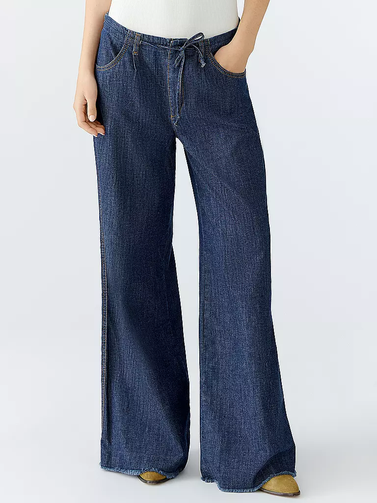 OUÍ | Jeans Wide Leg  | dunkelblau
