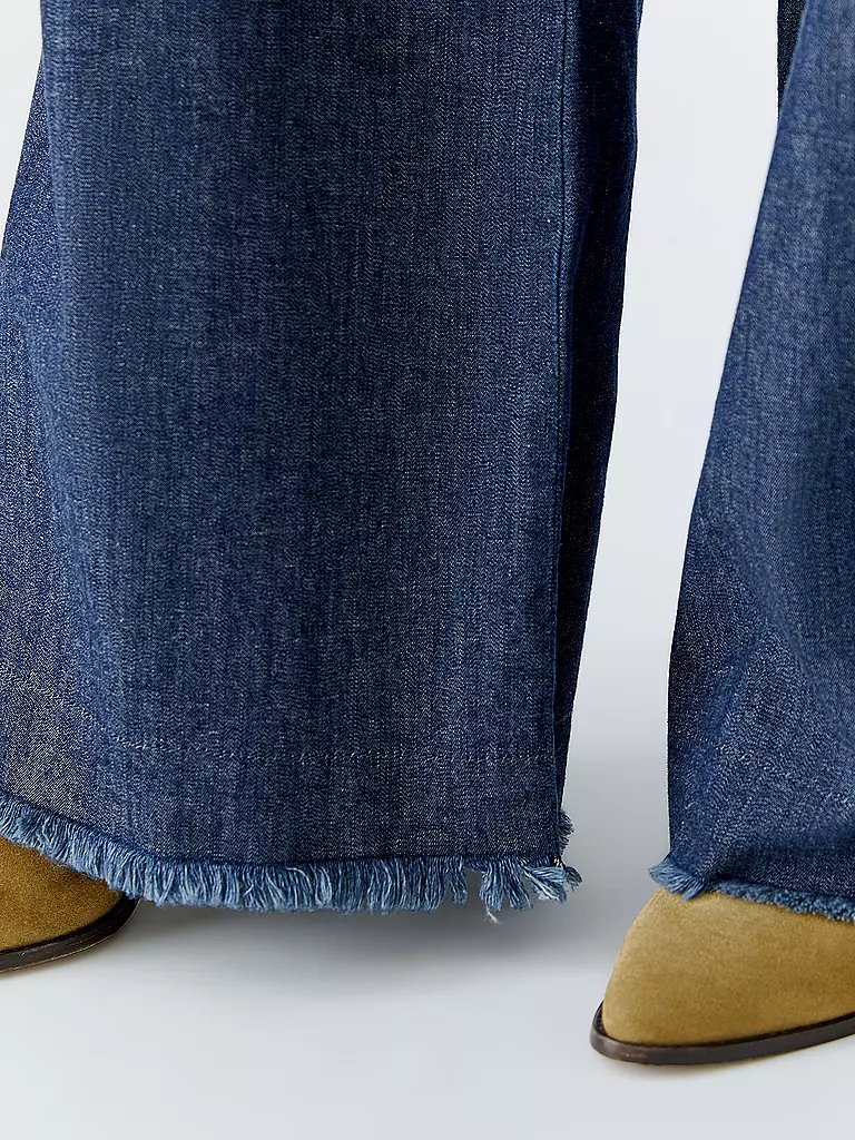 OUÍ | Jeans Wide Leg  | dunkelblau