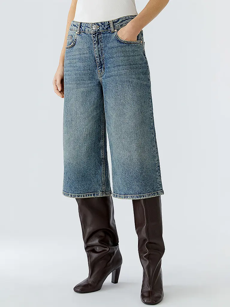 OUÍ | Jeansbermuda | blau