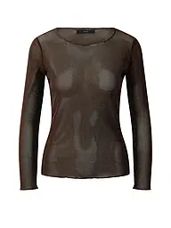 OUÍ | Langarmshirt  | braun