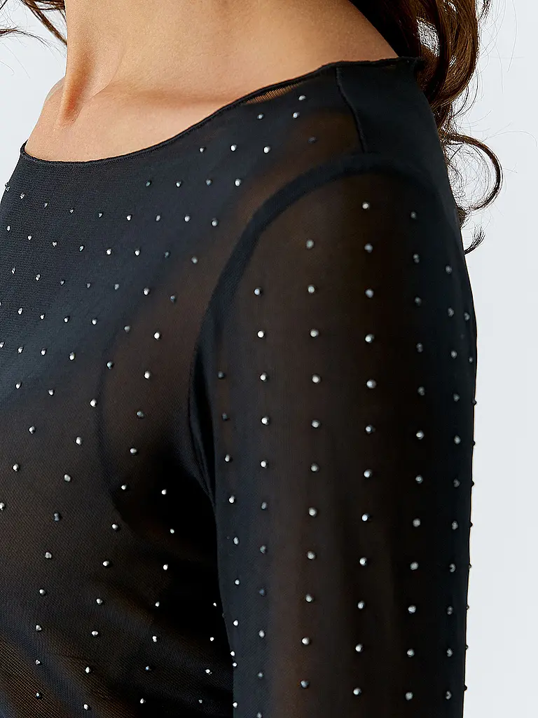 OUÍ | Langarmshirt  | Schwarz