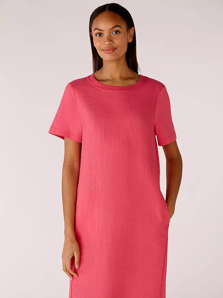 OUÍ | Leinenkleid | dunkelblau