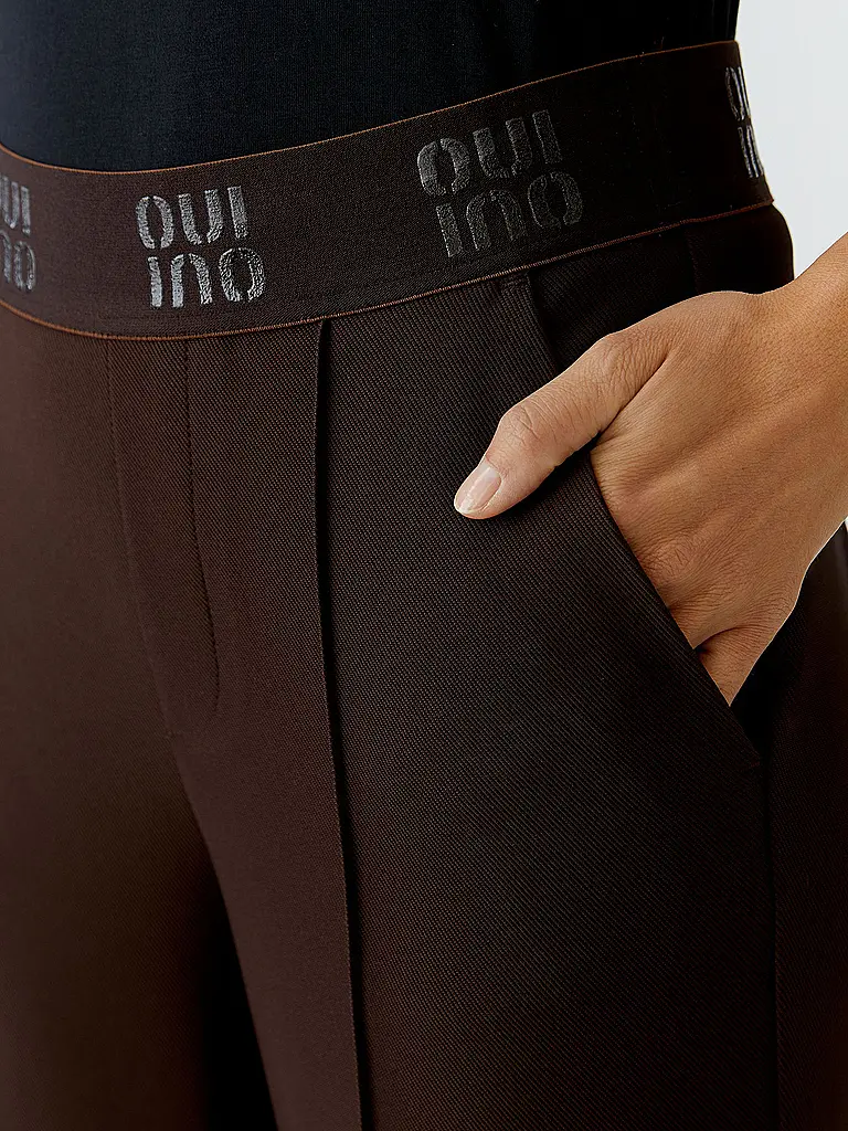 OUÍ | Marlenehose  | braun