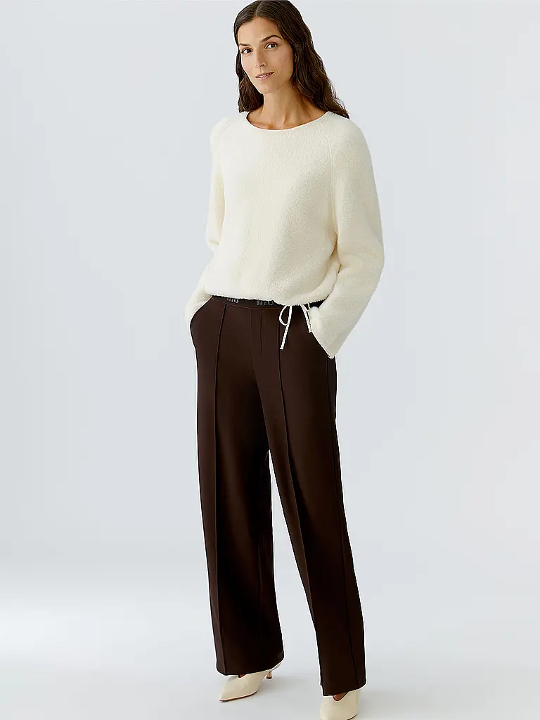 OUÍ | Marlenehose  | braun